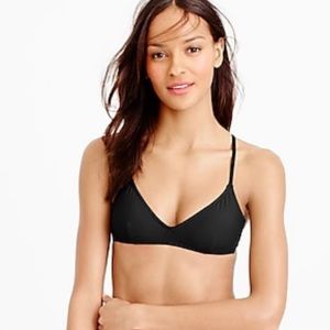 French cross back bikini top